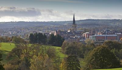 Distant view of Chesterfield