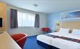Inside of accessible bedroom at Travelodge Chesterfield.