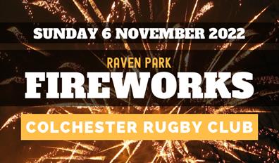 Raven Park Fireworks at Colchester Rugby Club