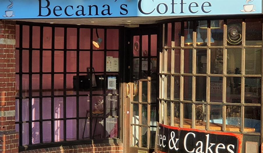 Becana's Coffee Shop Front