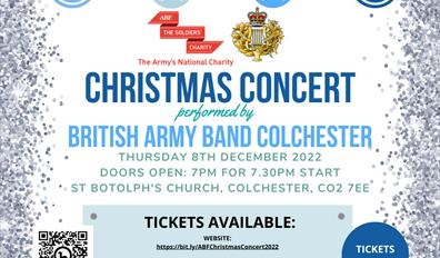 ABF The Soldiers' Charity Essex Christmas Concert 2022