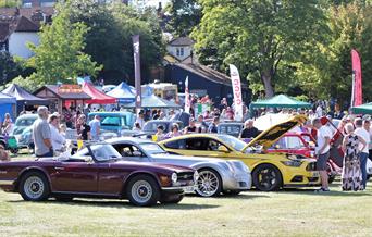 Classic Cars in Castle Park Colchester