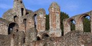 The ruins of St Botolph's Priory