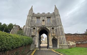 St John's Abbey Gate from the front
