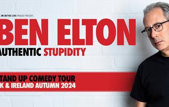 Poster for Ben Elton's Authentic Stupidity Tour