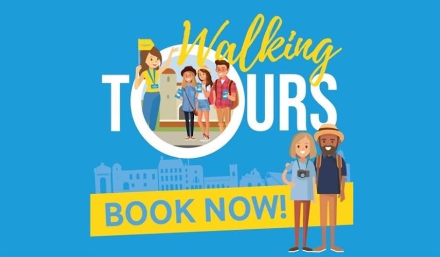 Walking Tours - Book Now Graphic