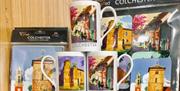 Visit Colchester shop. Colchester Mugs, cards and placemats.