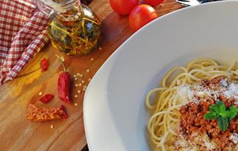 Mamma Mia Spaghetti dish
