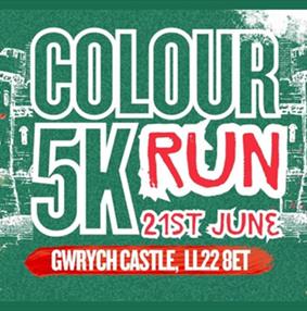 Colour Run at Gwrych Castle