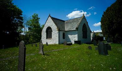 St Digain's Church and graveyard, Llangernyw