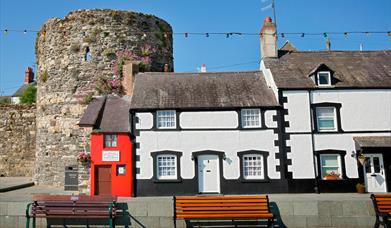 The Smallest House with a turret behind