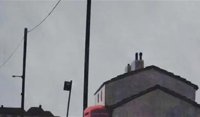 Bob Shires RCA Twelve years in the making and Diana Heeks RCA Landscape and Story yn yr Academi Frenhinol Gymreig, Conwy