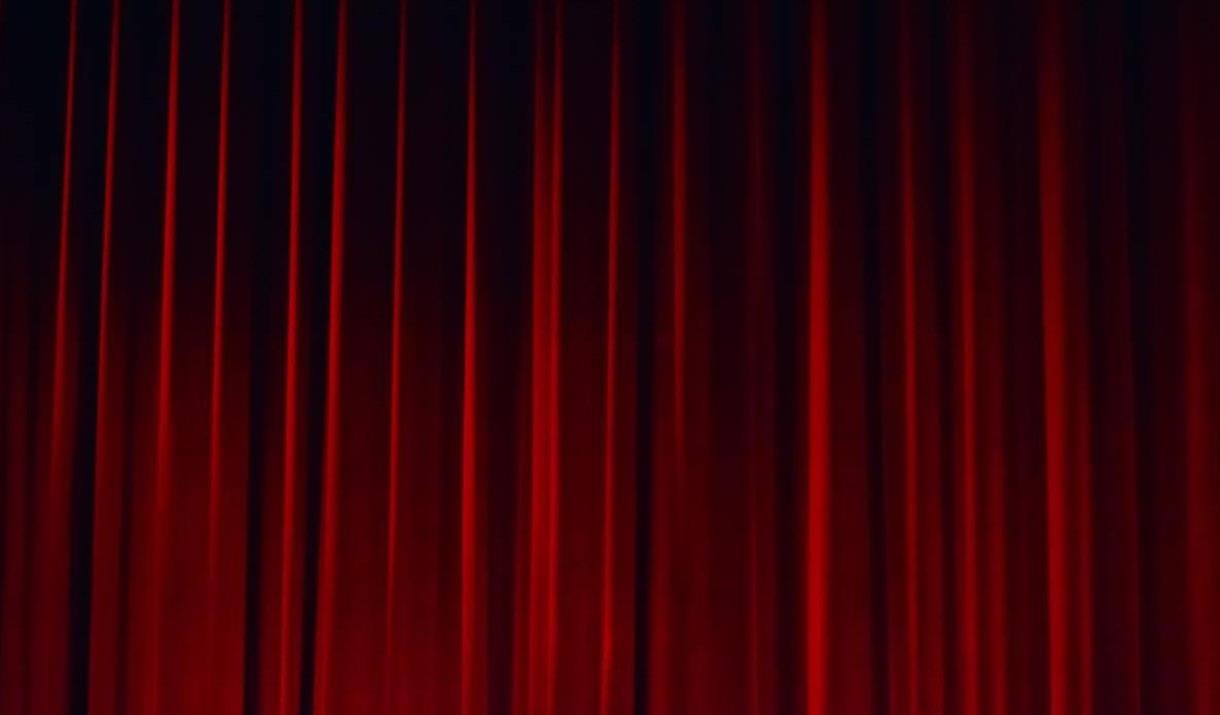 Red curtain