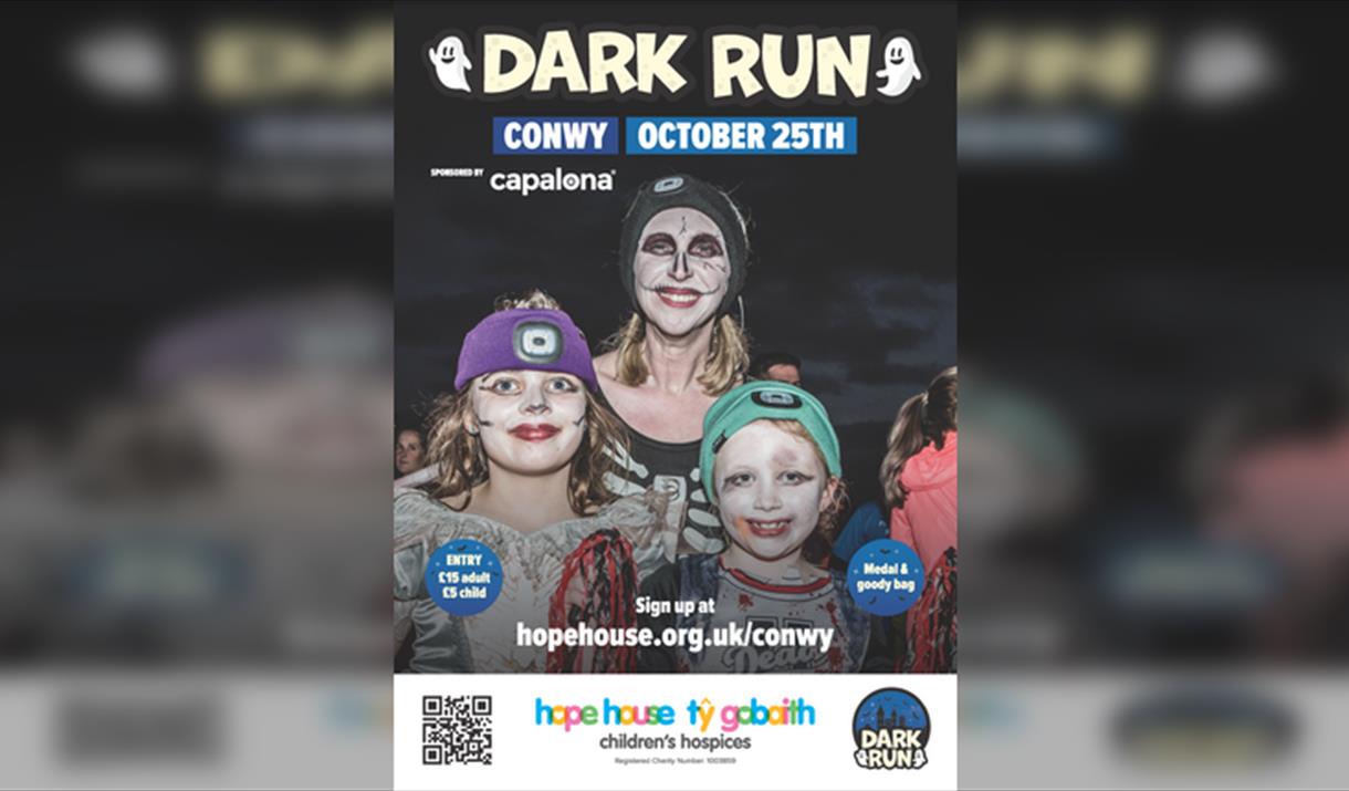 Conwy Dark Run for Hope House and Ty Gobaith
