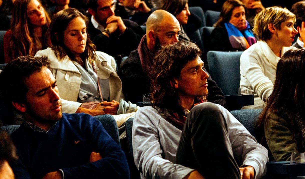 People sitting in a lecture hall