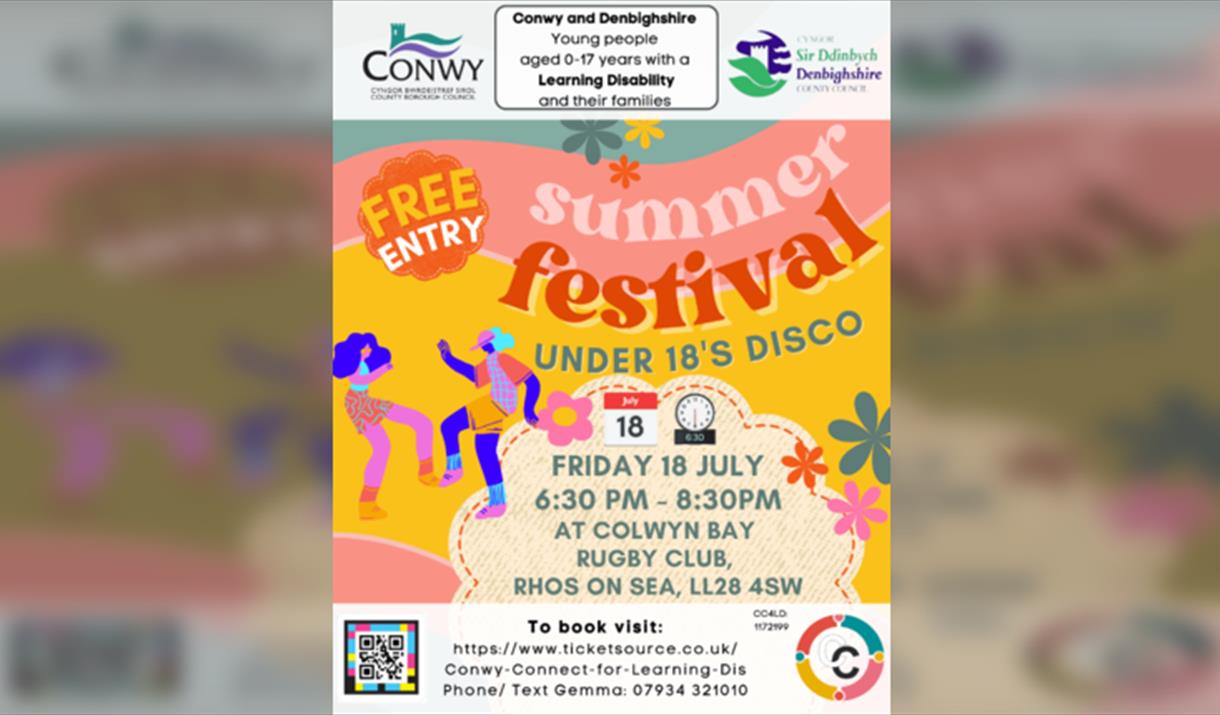Under 18's Disco - Summer Festival Theme