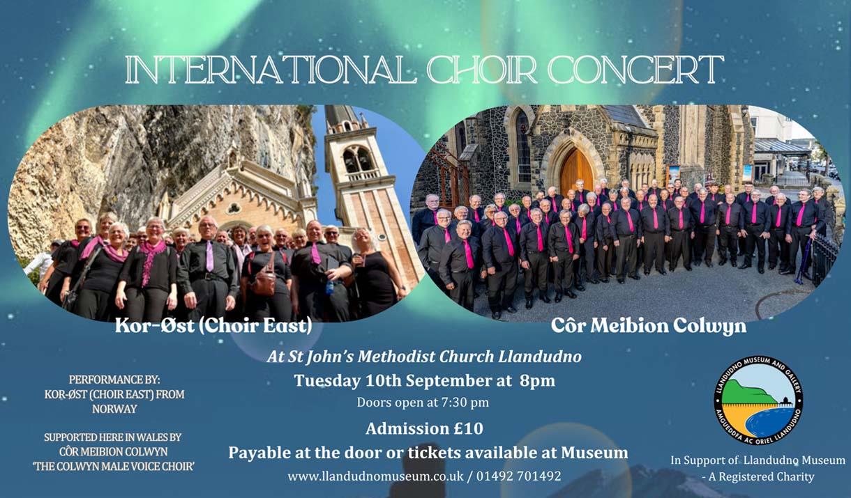 International Choir Concert at St John's Methodist Church, Llandudno