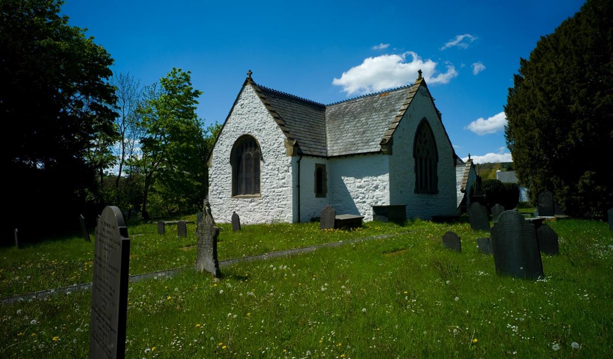 St Digain's Church and graveyard, Llangernyw