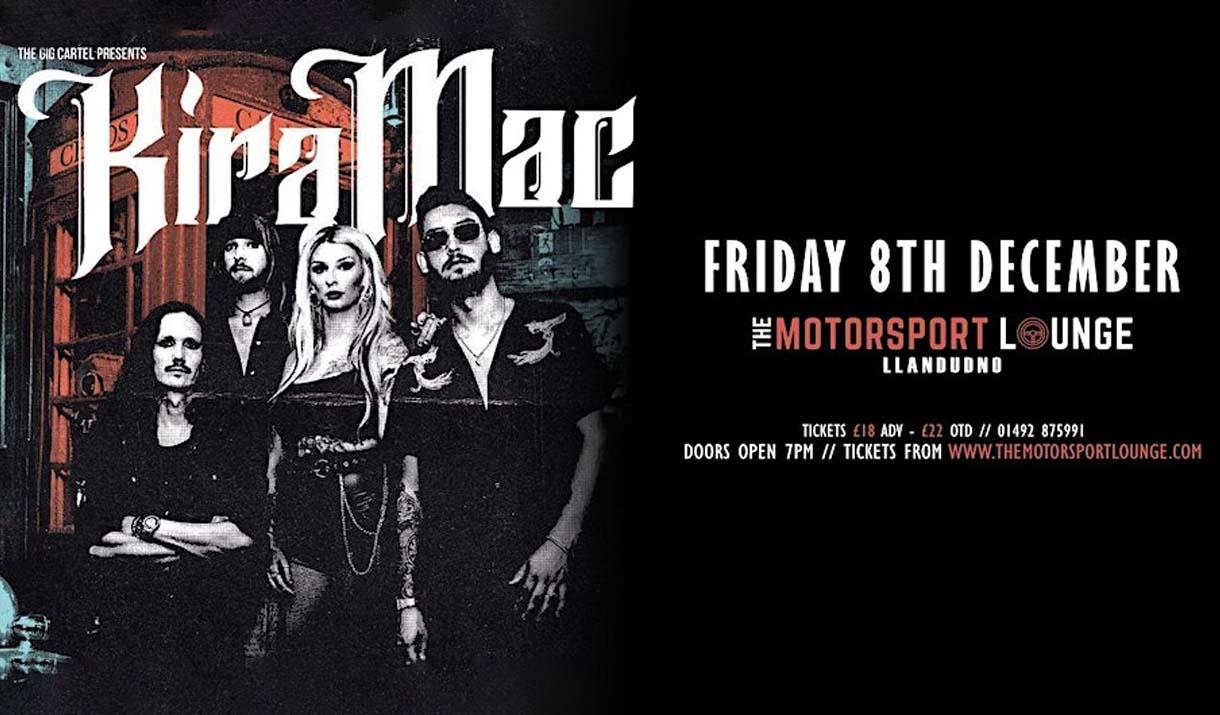 Kira Mac at the Motorsport Lounge, Llandudno