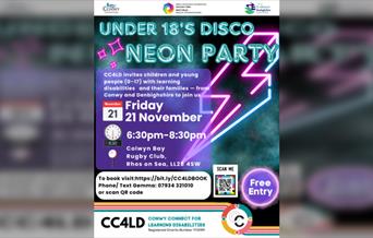 Under 18's Disco - Neon Party