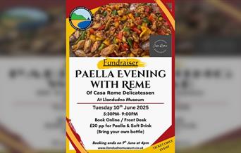 Llandudno Museum: Paella Evening with Reme