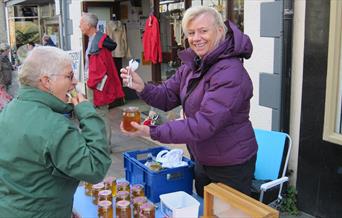 Stall at Conwy Honey Fair