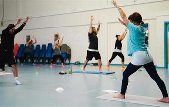 Yoga at Ysgol John Bright Leisure Centre