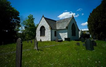 St Digain's Church and graveyard, Llangernyw
