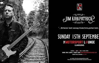 Jim Kirkpatrick at The Motorsport Lounge, Llandudno