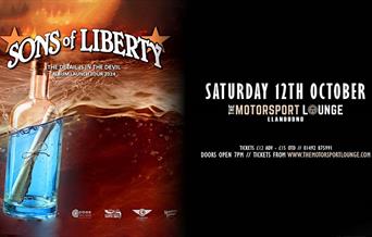 Sons Of Liberty yn y Motorsport Lounge, Llandudno