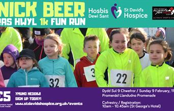 Ras Hwyl 1k Nick Beer yn Llandudno