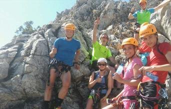 Rock climbers