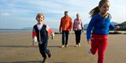 Family on Penmaenmawr Beach