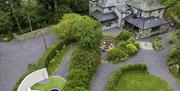 Aerial view of The Little Shed