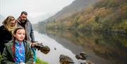 Family walk, Llyn Crafnant