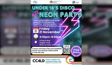 Under 18's Disco - Neon Party
