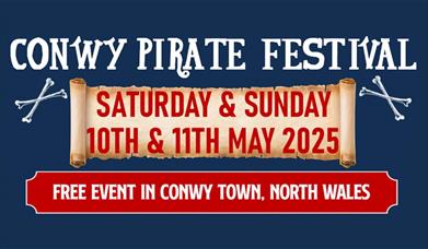 Gŵyl Môr Ladron Conwy 2025