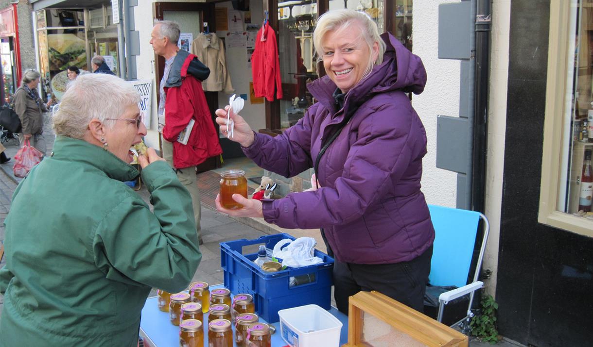 Stall at Conwy Honey Fair