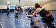 Spin class at Dyffryn Conwy Leisure Centre