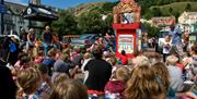 The punch and Judy show on the North Shore promenade