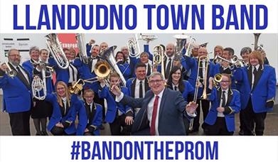 Llandudno Town Band on the Promenade