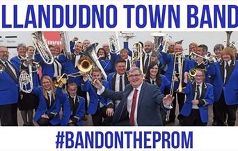 Llandudno Town Band on the Promenade