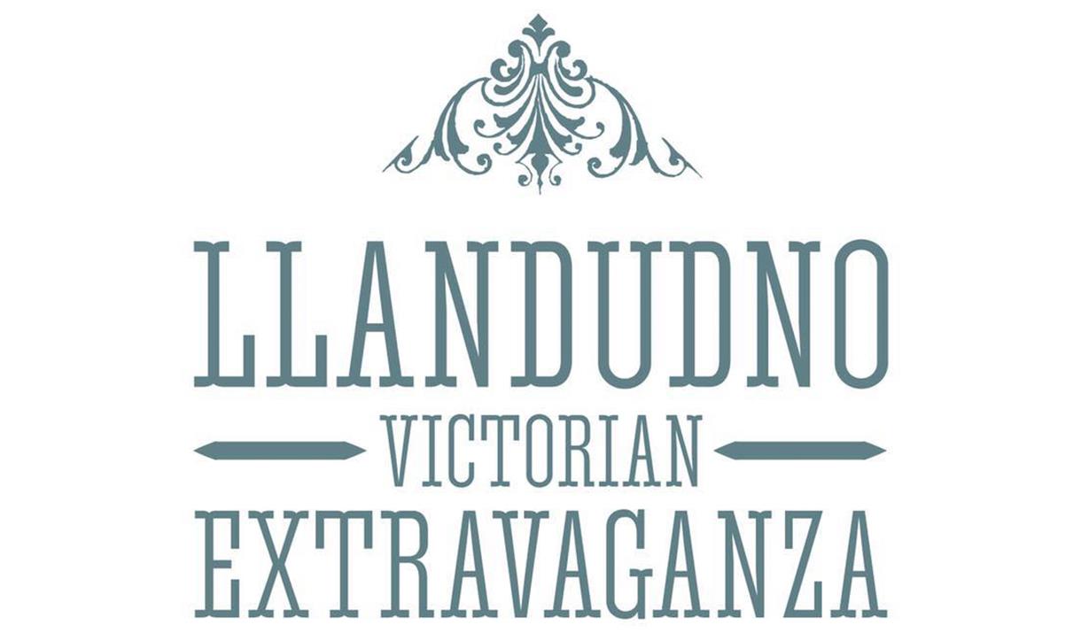 Logo Ecstrafagansa Fictoraidd Llandudno