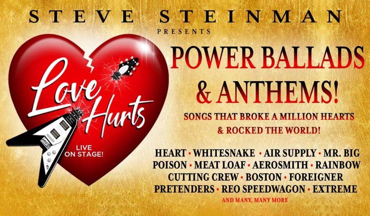 Love Hurts - Power Ballads and Anthems yn Venue Cymru