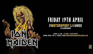Ion Maiden yn y Motorsport Lounge, Llandudno