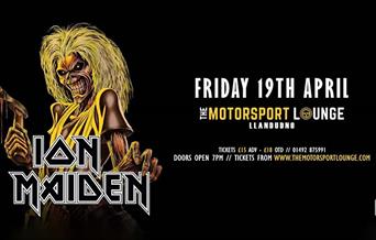 Ion Maiden yn y Motorsport Lounge, Llandudno
