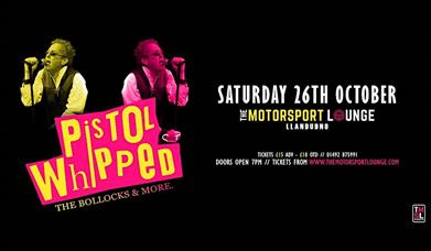 Pistol Whipped yn y Motorsport Lounge, Llandudno