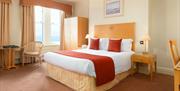 Double bedroom at Imperial Hotel, Llandudno