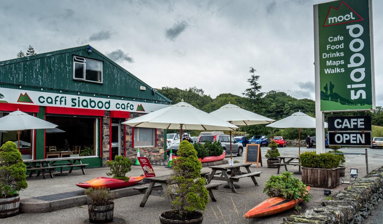 Exterior of Moel Siabod Cafe