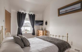 Double bedroom at The View Holiday Cottage
